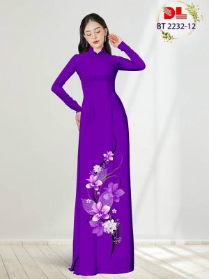 Vải Áo Dài Hoa In 3D AD BT2232 20